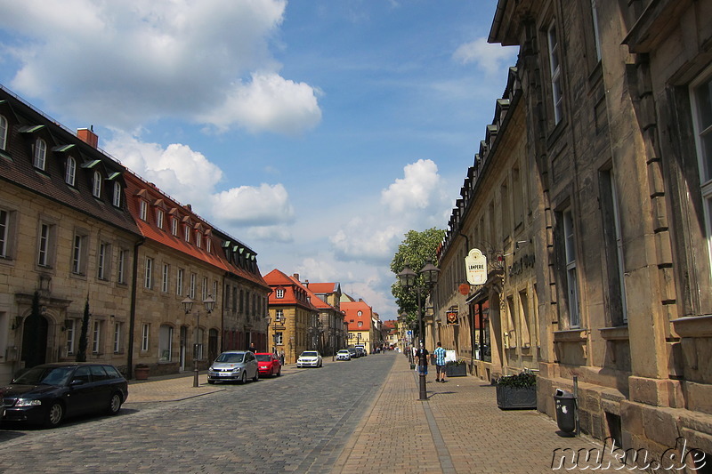 Stattliche Bürgerhäuser und Adelspalais in Bayreuth, Bayern