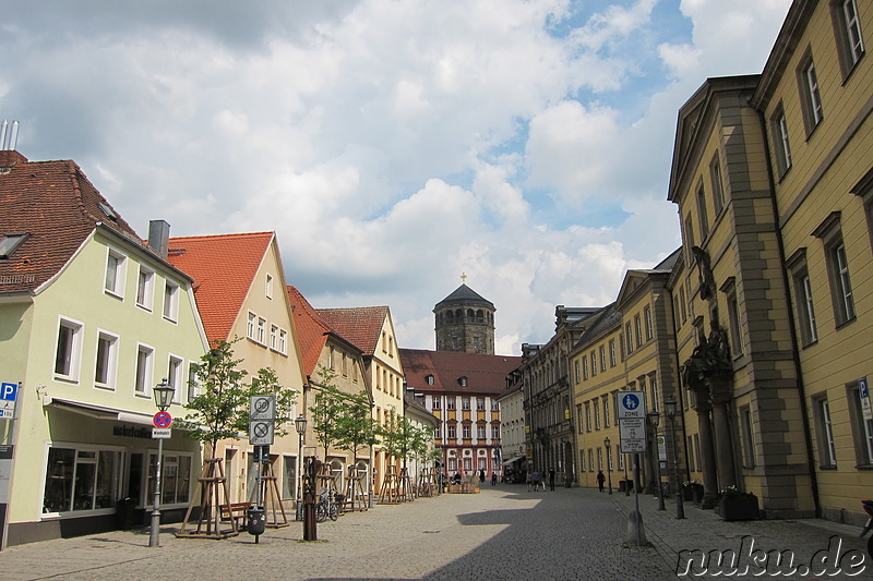 Stattliche Bürgerhäuser und Adelspalais in Bayreuth, Bayern