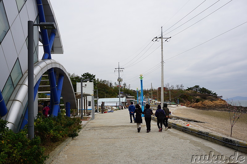 Strand an der Ostküste der Insel Somuuido, Korea