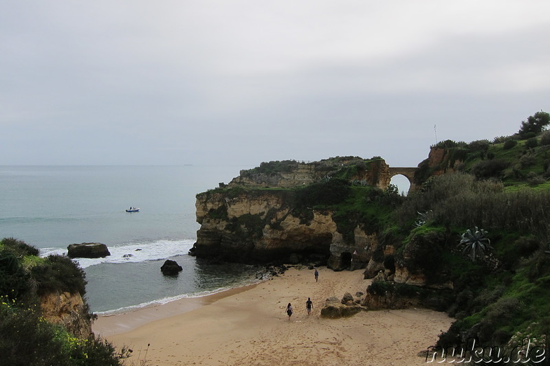 Strand an der Westküste von Lagos, Portugal