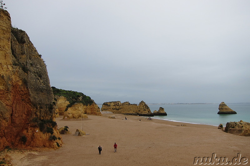 Strand an der Westküste von Lagos, Portugal