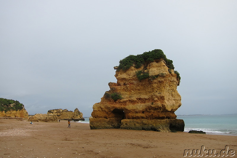 Strand an der Westküste von Lagos, Portugal