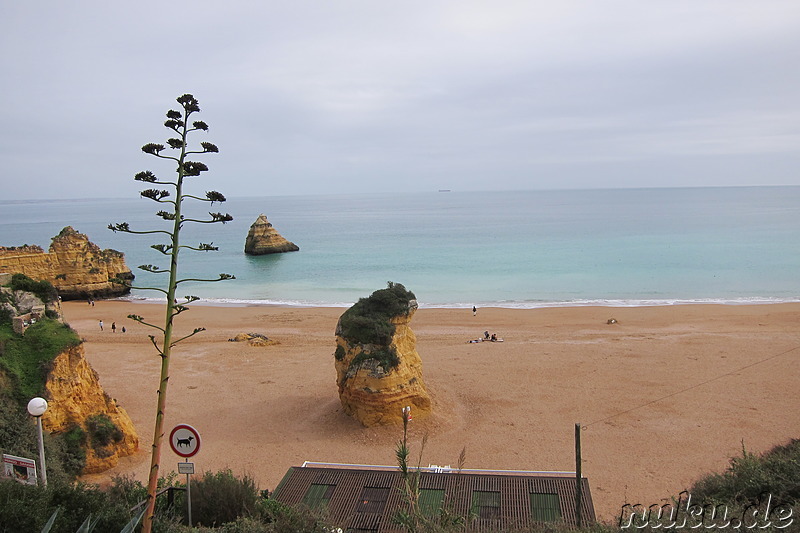 Strand an der Westküste von Lagos, Portugal