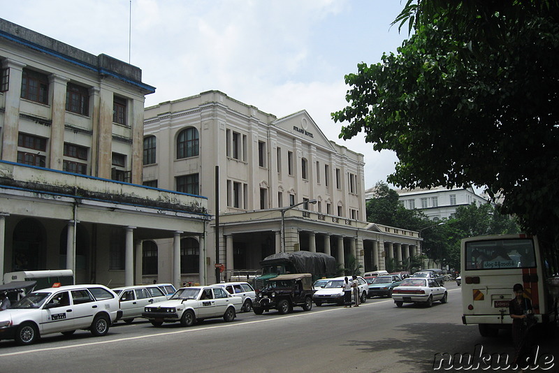 Strand Hotel in Yangon, Myanmar