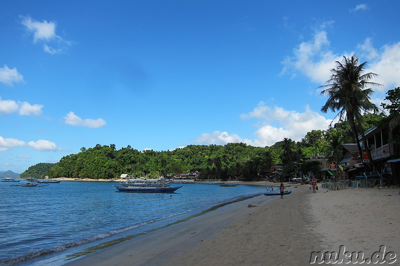 Strand in El Nido auf Palawan, Philippinen