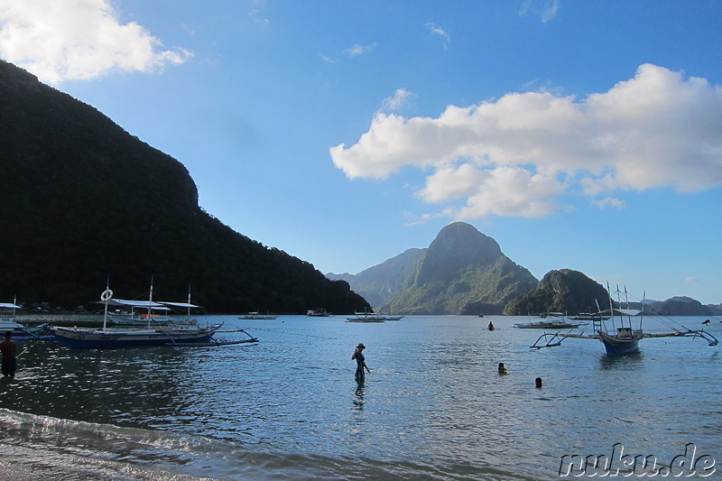 Strand in El Nido auf Palawan, Philippinen