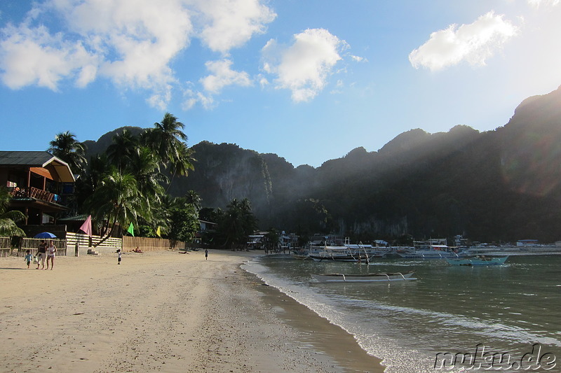 Strand in El Nido auf Palawan, Philippinen