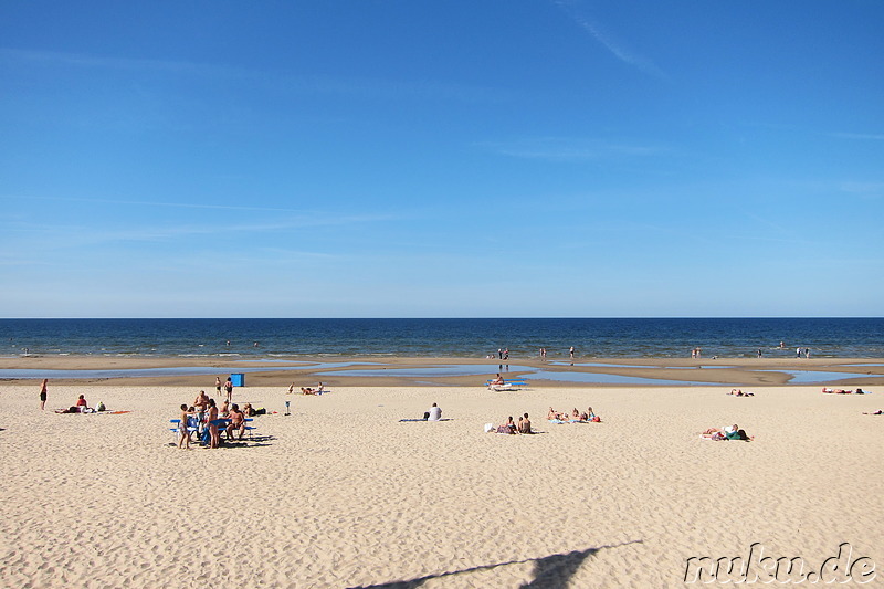 Strand in Jurmala, Lettland