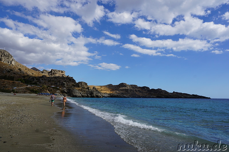 Strand von Damnoni auf Kreta, Griechenland