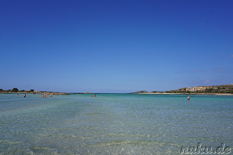 Strand von Elafonisi auf Kreta, Griechenland