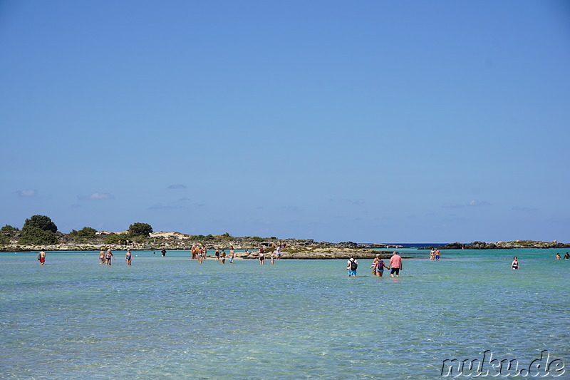 Strand von Elafonisi auf Kreta, Griechenland