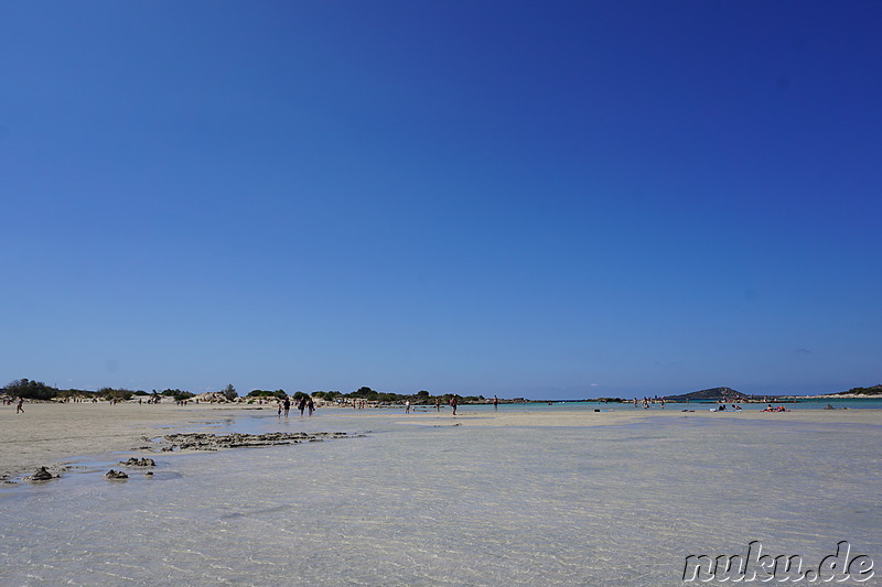 Strand von Elafonisi auf Kreta, Griechenland