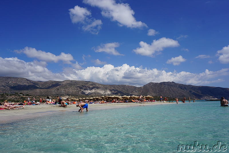 Strand von Elafonisi auf Kreta, Griechenland