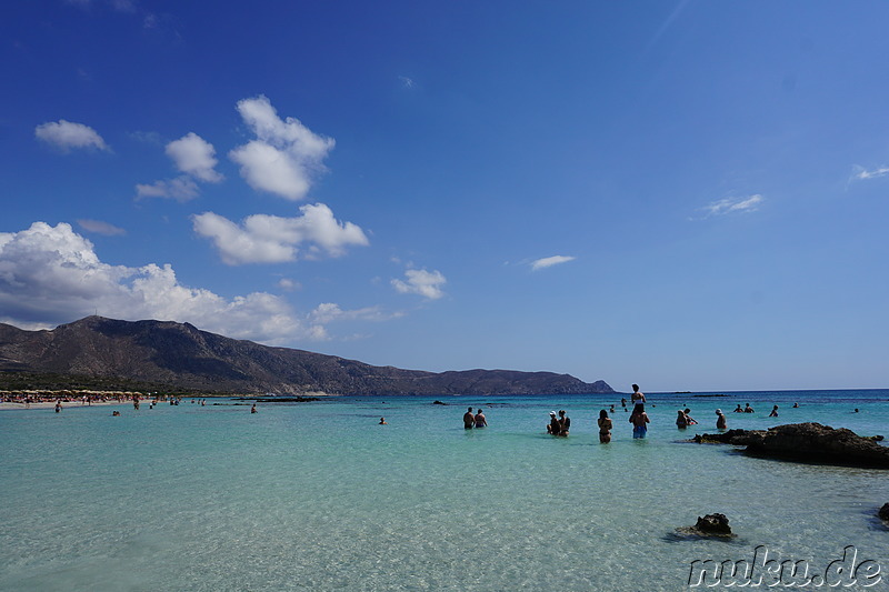 Strand von Elafonisi auf Kreta, Griechenland