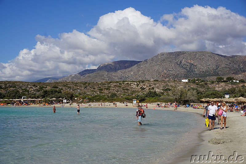 Strand von Elafonisi auf Kreta, Griechenland