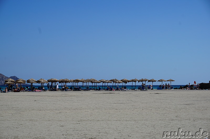 Strand von Elafonisi auf Kreta, Griechenland