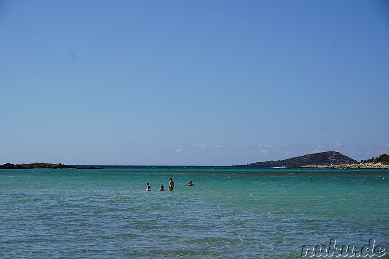 Strand von Elafonisi auf Kreta, Griechenland