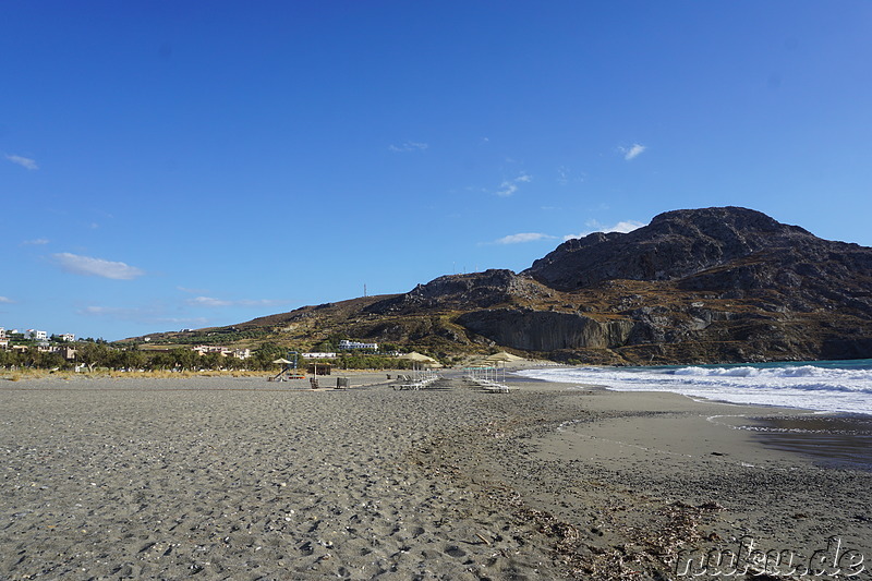 Strand von Plakias auf Kreta, Griechenland