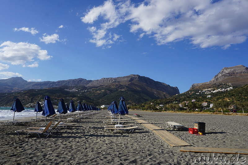 Strand von Plakias auf Kreta, Griechenland