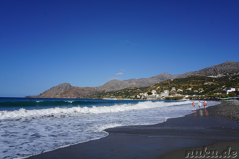 Strand von Plakias auf Kreta, Griechenland