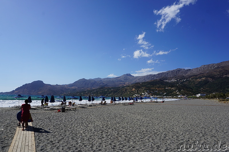 Strand von Plakias auf Kreta, Griechenland