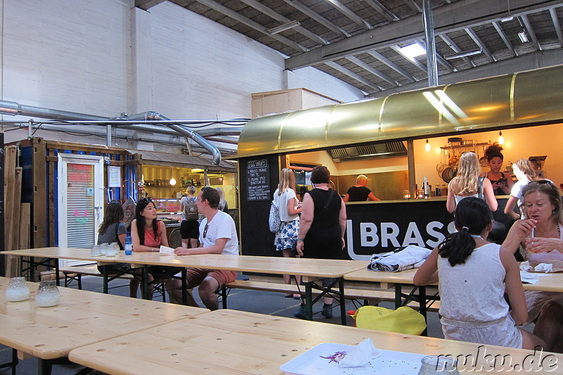 Streetfood auf Paper Island in Kopenhagen, Dänemark