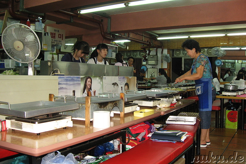 Sundae-Town in Sillim, Seoul