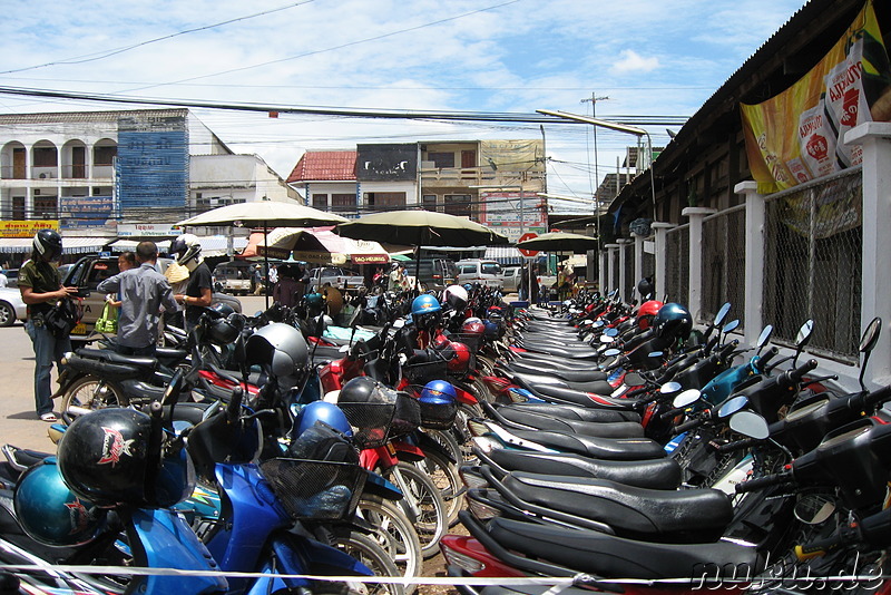 Talat Sao Morning Market in Vientiane, Laos