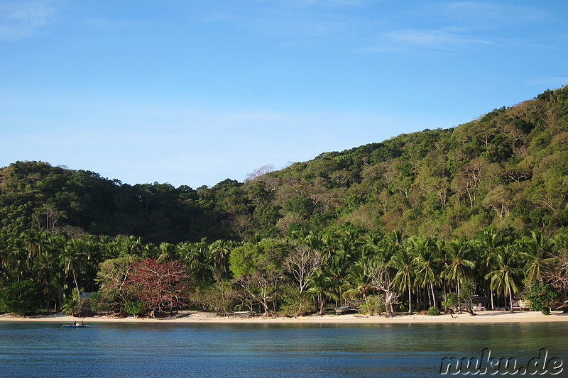 Tao Philippines Strandcamp - Unterkunft am dritten Tag