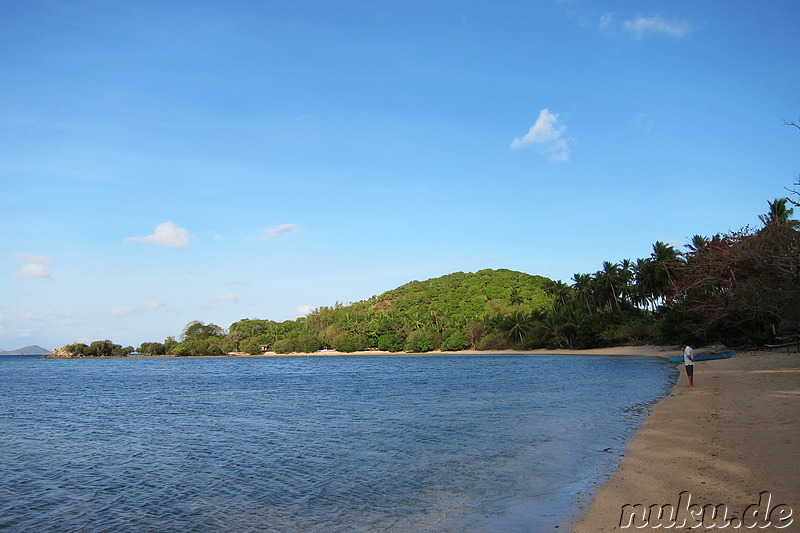 Tao Philippines Strandcamp - Unterkunft am dritten Tag