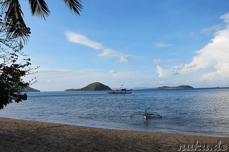 Tao Philippines Strandcamp - Unterkunft am dritten Tag