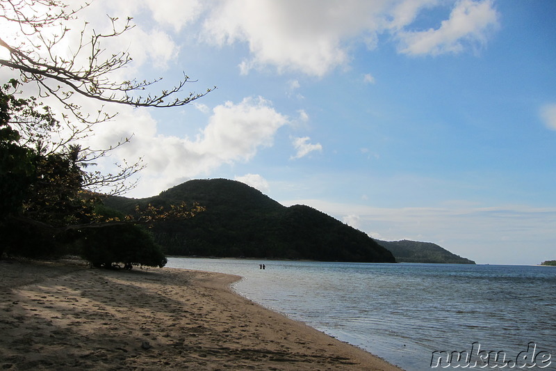 Tao Philippines Strandcamp - Unterkunft am dritten Tag