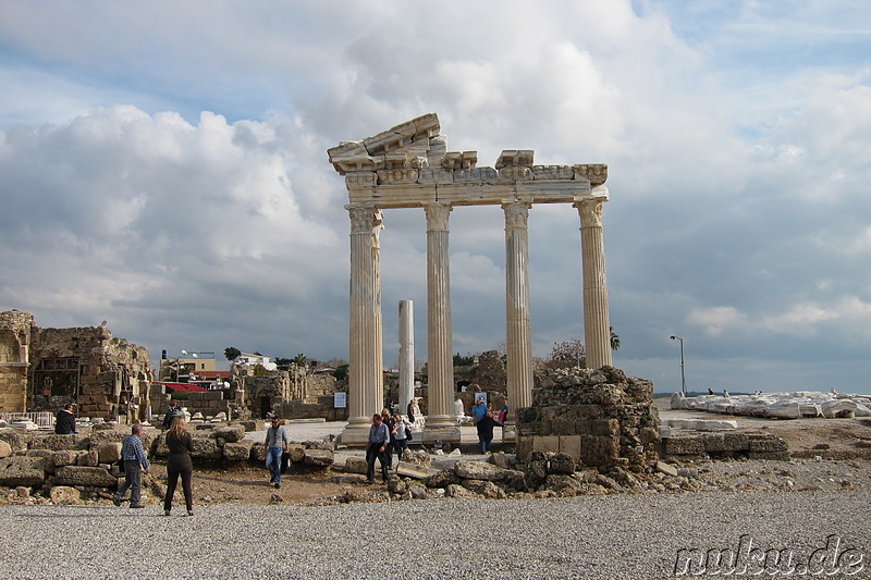 Tempel von Apollo und Athena in Side, Türkei