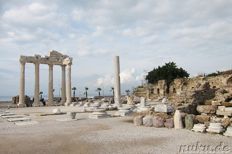 Tempel von Apollo und Athena in Side, Türkei