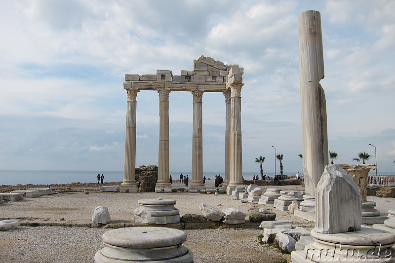 Tempel von Apollo und Athena in Side, Türkei