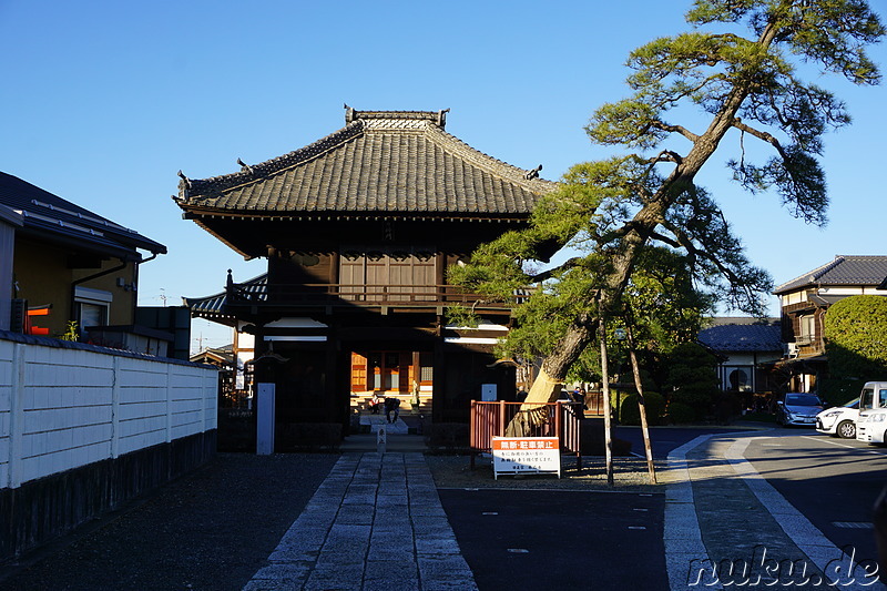 Tempelfest zu Neujahr in Kawagoe, Japan