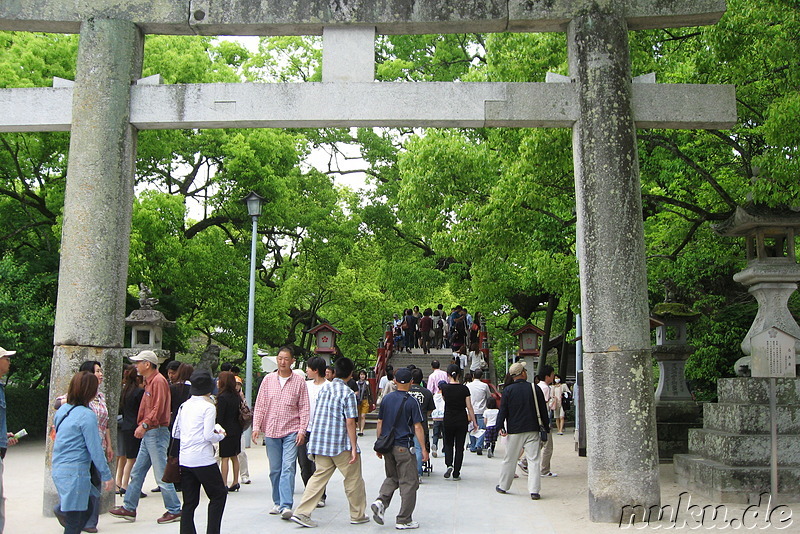 Tenman-gu Tempel in Dazaifu bei Fukuoka, Japan