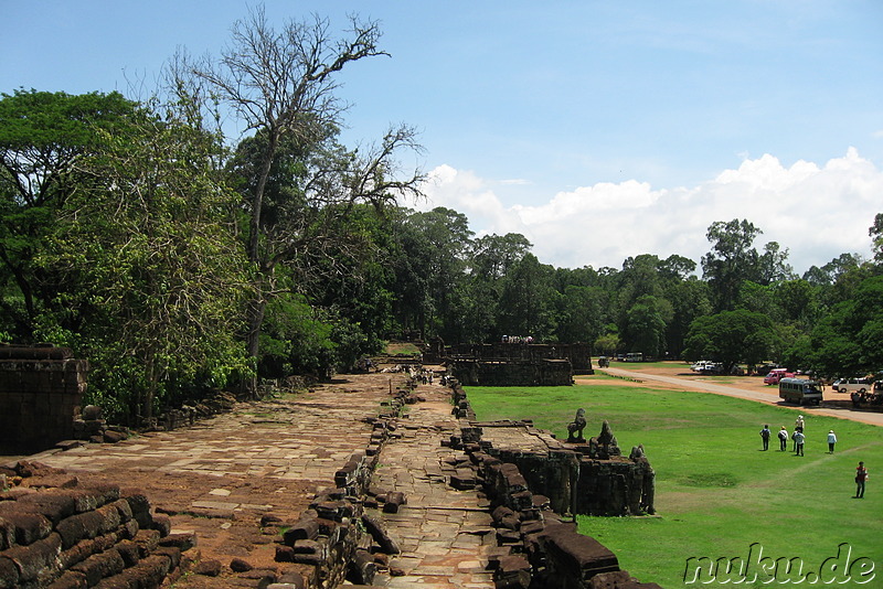 Terrace of the Elephants in Angkor Thom