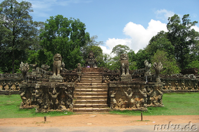 Terrace of the Elephants in Angkor Thom