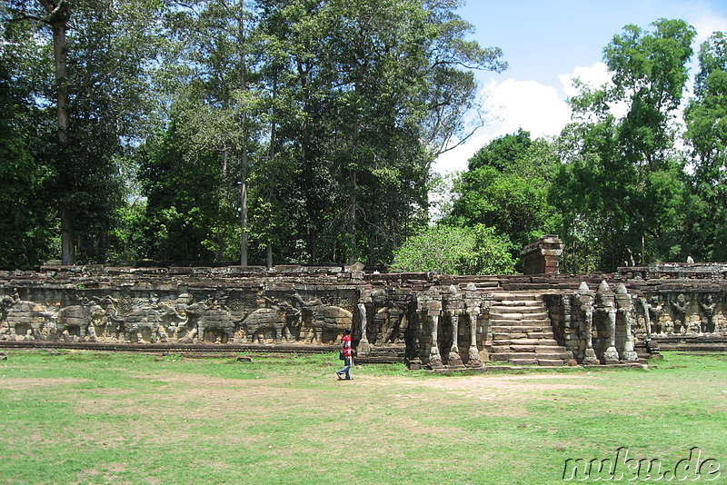 Terrace of the Elephants in Angkor Thom