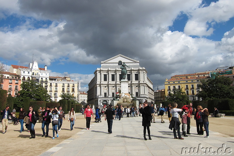 Theater am Plaza Oriente in Madrid, Spanien