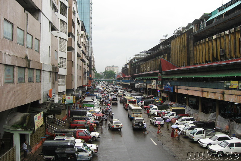 Theingyi Zei Market in Yangon, Myanmar