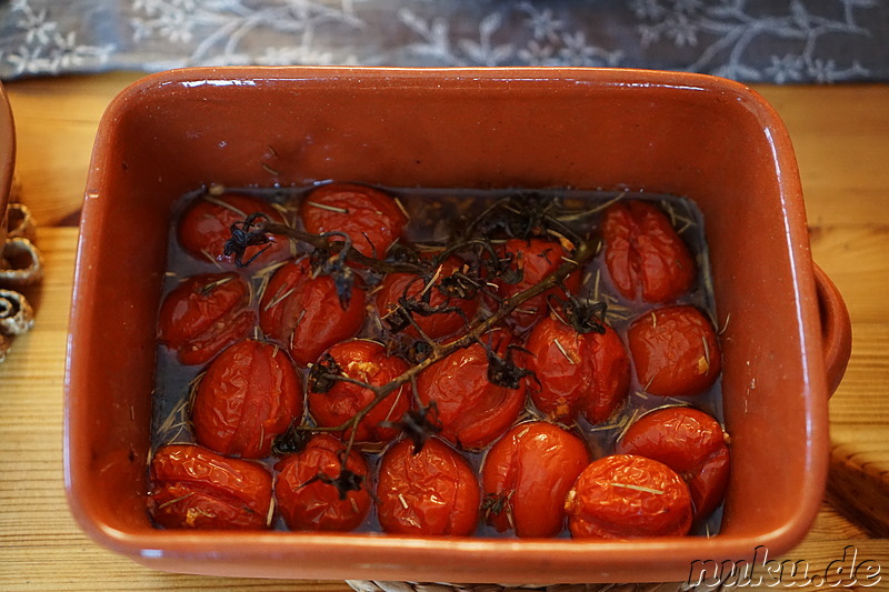 Tomaten mit Rosmarin in Olivenöl - Portugiesischen Speisen bei Elen und Sebastian