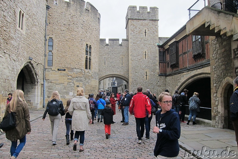 Tower of London in London, England