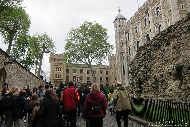 Tower of London in London, England