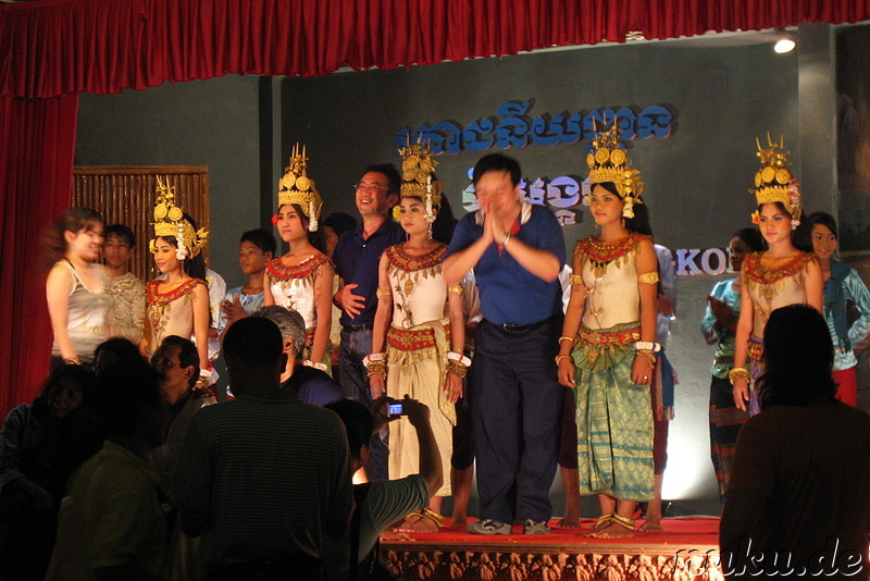 Traditioneller Apsara-Tanz im Jasmine Angkor, Siem Reap, Kambodscha