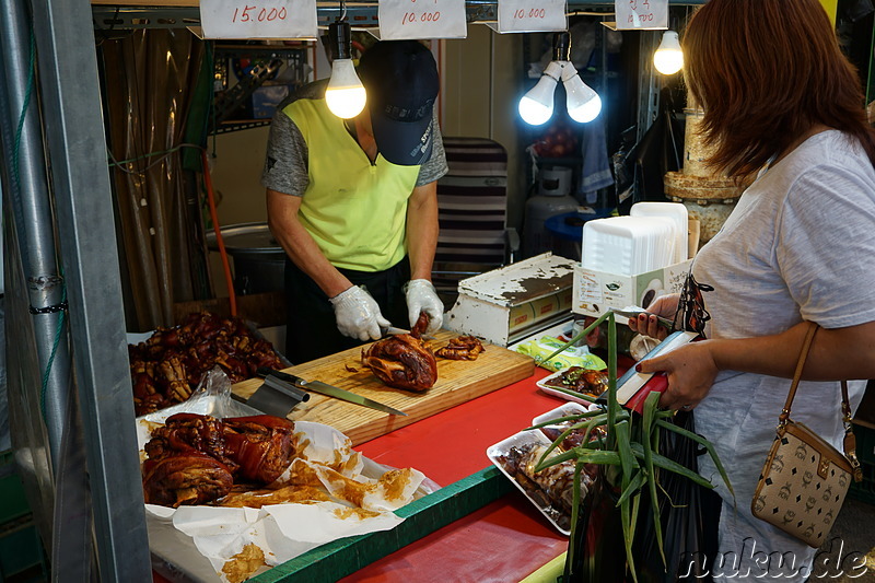 Traditioneller Markt im Stadtteil Bupyeong von Incheon, Korea