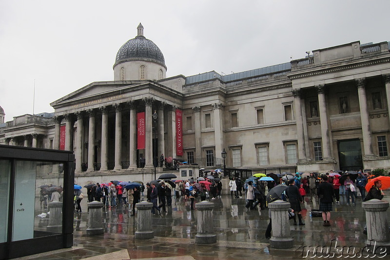 Trafalgar Square in London, England