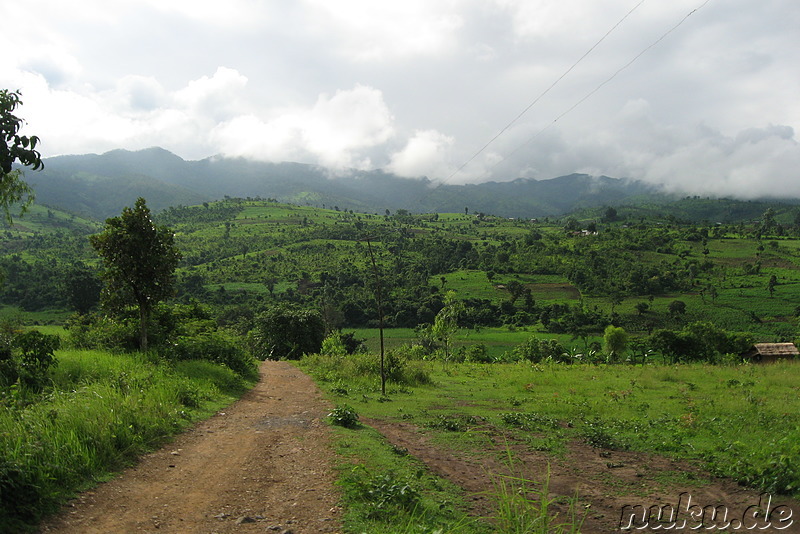 Trekking zum Pa-O-Village am Inle Lake, Myanmar