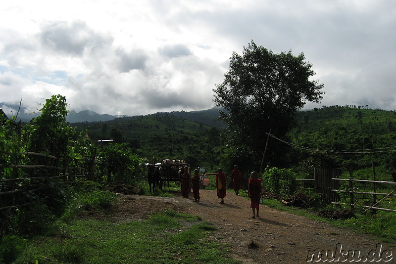 Trekking zum Pa-O-Village am Inle Lake, Myanmar